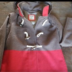 Wool Old Navy hooded coat.